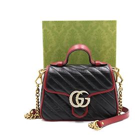 Gucci Mini borsa tote con manico superiore e borsa a tracolla Rosso