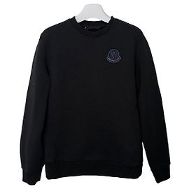 Moncler Sweatshirt mit Logo-Patch Größe Black Schwarz