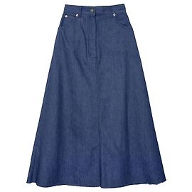 Gucci Unbenutzter Rock aus Bio-Denim Blau