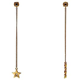 Dior Orecchini Star Chain Drop Gold D'oro