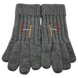 Hermès Luvas de cashmere e seda Marrom