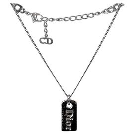 Dior Pulsera de placa Plata