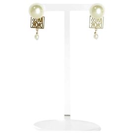 Dior Orecchini con perle tribali Multicolore