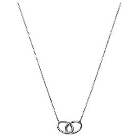 Tiffany & Co Collana Double Loop in Argento Argento
