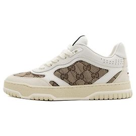 Gucci Interlocking Canvas Reweb Women's Sneakers Brown