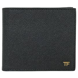 Tom Ford Grain Leather Men's Bifold Wallet NAA Black