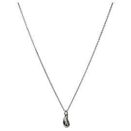 Tiffany & Co Collar de plata en forma de gota Plata
