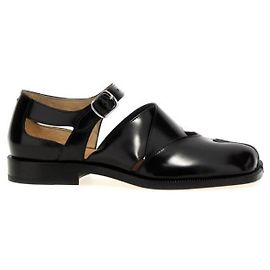 Maison Martin Margiela Tabi Leather Sandals Black