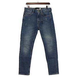 Moschino Pantalones de denim de algodón azul oscuro Jeans Mujer Azul
