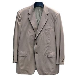 Ermenegildo Zegna Wool Suit Setup Brown