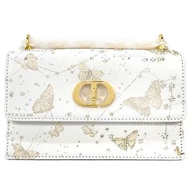 Dior Borsa Miss Caro in pelle stampata non utilizzata Bianco