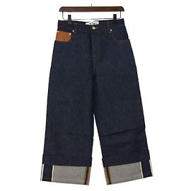 Loewe Vaqueros de denim Fisherman Turn-Up para mujer Negro