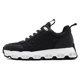 Hermès Tênis Impulse masculinos de couro de vitelo e tecido parachute preto Preto