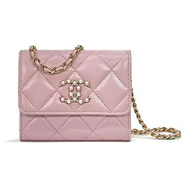 Chanel Change Purse Pearl Caviar Red