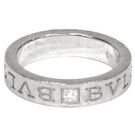 Bulgari Bague en or blanc et diamants New Bibi Taille Blanc