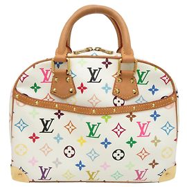 Louis Vuitton Trouville Handtasche Weiß