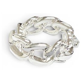 Tiffany & Co. Silver Band Ring Silvery