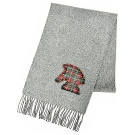 Stola in cashmere e lana Highlands di Hermès Marrone