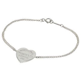 Pulseira de corrente dupla com pingente Return to Heart da Tiffany & Co. Outro