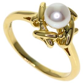 Tiffany & Co. Perlenring aus 18K Gelbgold Andere