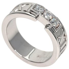 Tiffany & Co. Atlas Diamond Ring in 18K White Gold Other