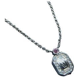 Collar Harry Winston de diamantes Rosa Blanco