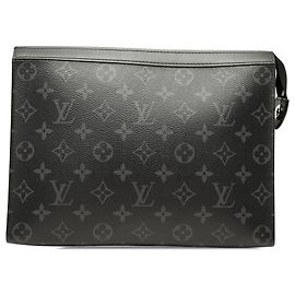 Louis Vuitton Pochette Voyage MM Monogram Eclipse Nero Nero