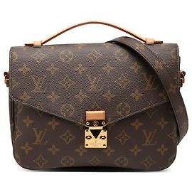 Louis Vuitton Marrone Monogram Pochette Metis Marrone