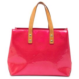 Louis Vuitton Rosa Monogram Vernis Reade PM Rosa Outro