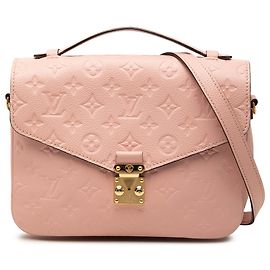 Louis Vuitton Pochette Metis in pelle Monogram Empreinte rosa Rosa