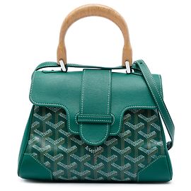 Goyard Vert Mini Goyardine Saigon Souple Vert