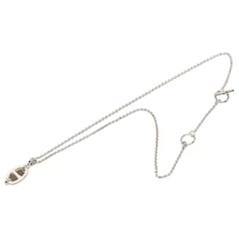 Collana con pendente Mini Maillon in argento placcato palladio Hermès Argento