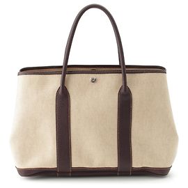 Hermès Beige Toile e Negonda Garden Party 36 Beige