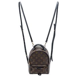 Louis Vuitton Marrom Monogram Mini Palm Springs Marrom