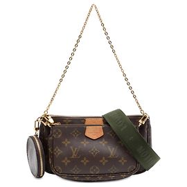 Louis Vuitton Marrom Monogram Multi Pochette Accessoires Marrom