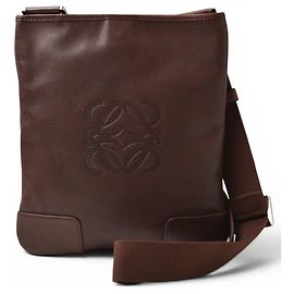 Loewe Brown Leather Shoulder Bag Brown