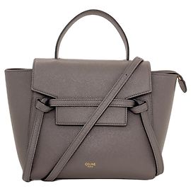 Céline Bolsa 2-Way Celine Belt Bag Marrom