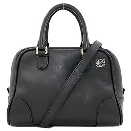 Loewe Amazona 75 Small 2-Way Handbag Black