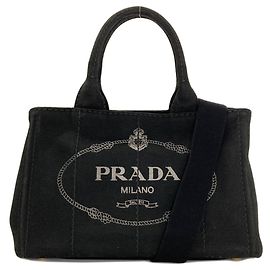 Borsa Prada Canapa Mini 2-Way Nero