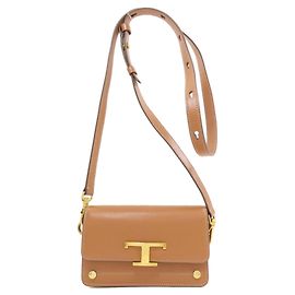 Bolsa de ombro Tod's T-Timeless Mini Marrom