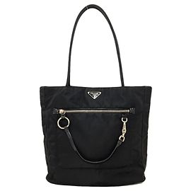 Borsa in nylon nero Prada Nero