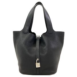 Hermès Borsa Hermes Picotin Lock MM Nero