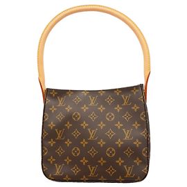 Borsa a Spalla Louis Vuitton Monogram Looping MM Marrone