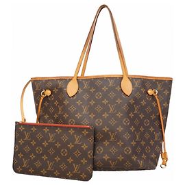 Borsa Tote Louis Vuitton Monogram Neverfull MM Fuschia