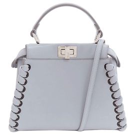 Fendi Peekaboo Mini 2-Way Handtasche Hellblau