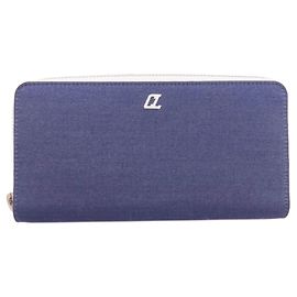 Christian Louboutin Panettone Long Wallet in Denim Blue