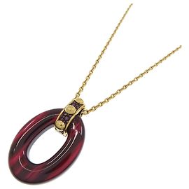 Collar Gimme Crew Louis Vuitton Roja Dorado Púrpura
