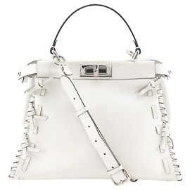 Bolsa Fendi Peekaboo Medium Branco