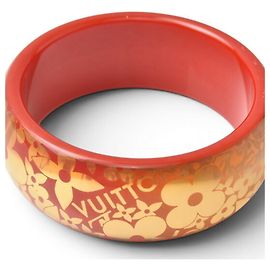Pulsera Bangle Louis Vuitton Rojo Naranja Roja