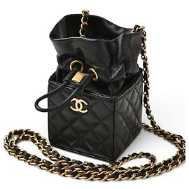 Borsa a Spalla Chanel Mini Cube Matelassé Nero